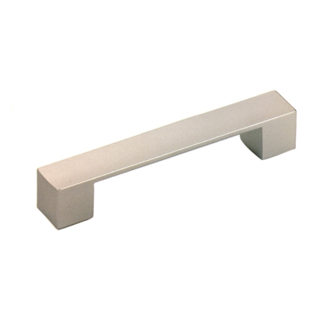 TIRADOR METALICO 128 MM   NIQUEL CEPILLA